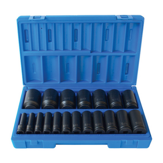 Impact Socket Set 1/2_Dr 19Pce Imp Deep