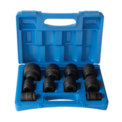 Impact Socket Set 3/4_Dr 10Pce Met STD