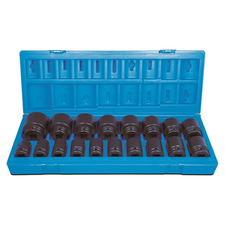 Impact Socket Set 3/4_Dr 18Pce Met STD