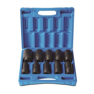 Impact Socket Set 3/4_Dr 10Pce Met Deep