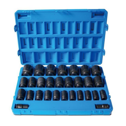 Impact Socket Set 3/4_Dr 29Pce Met Deep