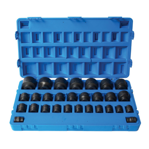 Impact Socket Set 3/4_Dr 29Pce Met STD