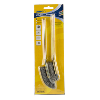 Hand Brush Set 0.2mm Steel Wire 2 Pack