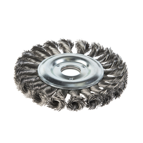 Wheel Brush 100mm Twist Knot