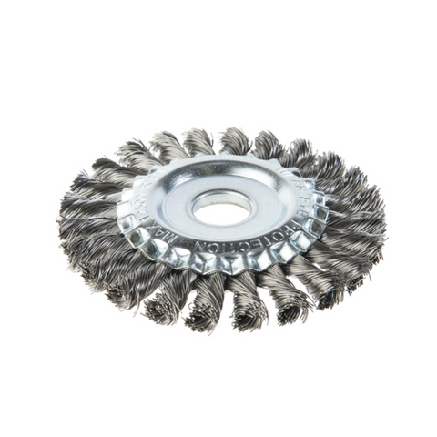 Wheel Brush 125mm Twist Knot