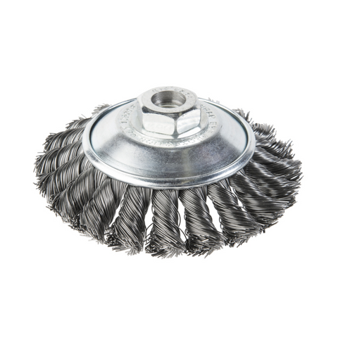 Bevel Brush 125mm Twist Knot