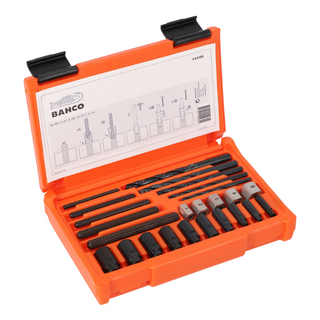 Bahco Stud Extractor Set 20 Piece Black