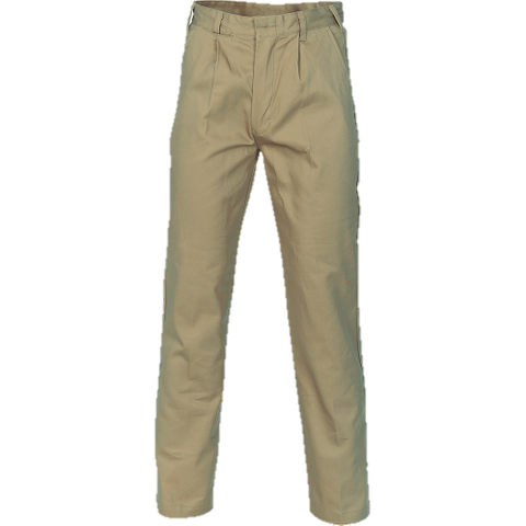 Trouser Cotton Drill Work Khaki - 102R