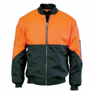 Flying Jacket w/Hood Hi-Vis O/Navy - 3XL