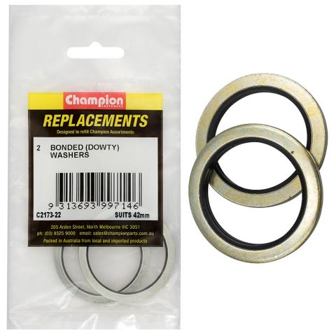 Champion Kit Dowty Washers 42mm Pk2