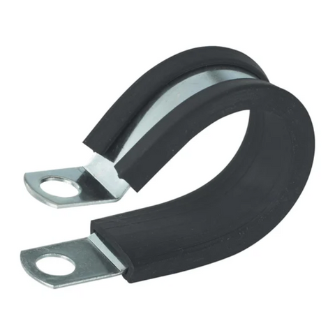 Pipe Clamp 38mm EPDM Rubber 10mm Hole