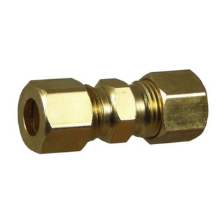 Tube Union Brass 1/4 No.4