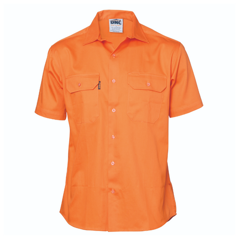 Cool Breeze Work Shirt S/S Orange - XL