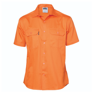 Cool Breeze Work Shirt S/S Orange - L