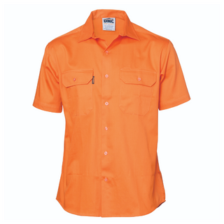 Cool Breeze Work Shirt S/S Orange - M
