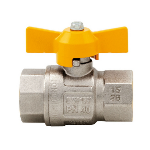 T/Handle AGA Ball Valve F/F 1/2 BSP