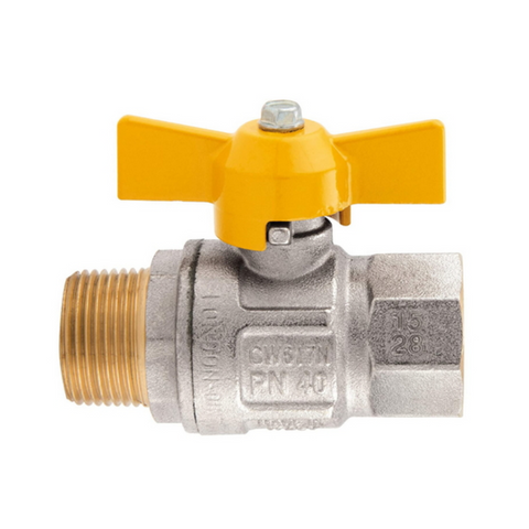 T/Handle AGA Ball Valve M/F 1/4 BSP