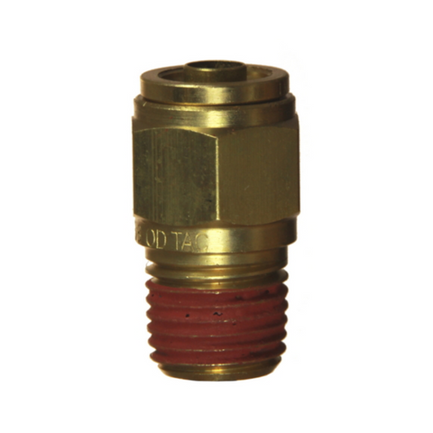 Q-Fit A/Brake Male Connector 1/4x1/4 NPT