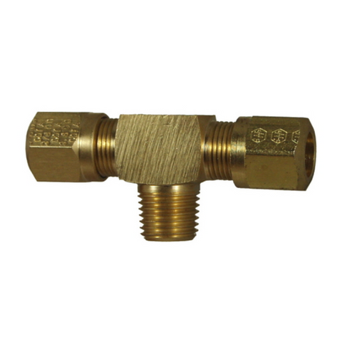 NTA Airbrake Male Branch Tee 1/2x1/4 NPT