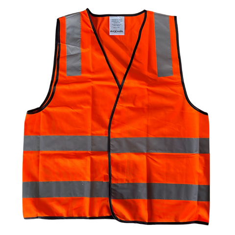 Safety Vest Hi-Vis Class D/N Orange 2XL