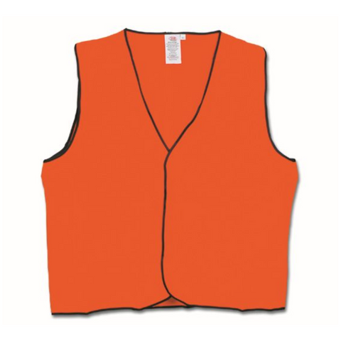 Safety Vest Hi-Vis Class D Orange - L
