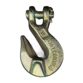 Grab Hook Clevis Winged Gold 8mm G70