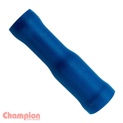 Crimp Terminals Blue Bullet F 4mm Pk100