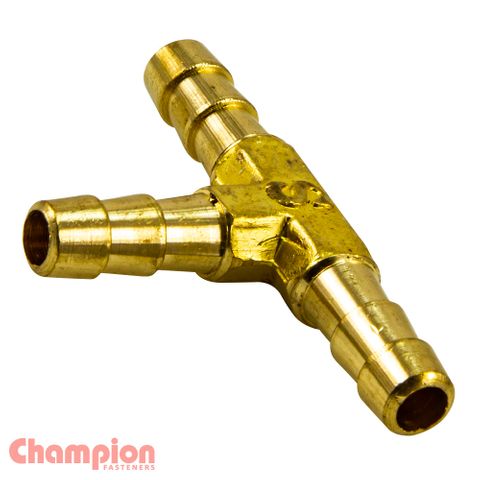 Champion Brass Hose Joiners Tee 1/4