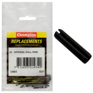 Champion Kit Roll Pins 3/32 x 1 Pk20