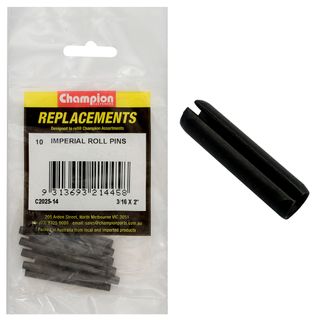 Champion Kit Roll Pins 3/16 x 2 Pk10