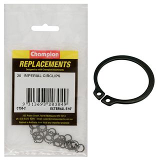 Champion Kit External Circlips 5/16 Pk20