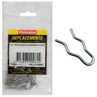 Champion Retainer Clips 17/32 Pk50