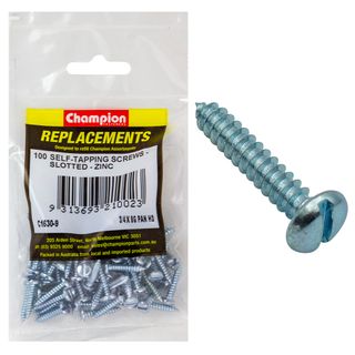 Self Tapp Screws Pan Slot 4.2x19mm Zinc