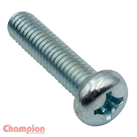 Machine Screws Pan Phillips M3x10mm Zinc