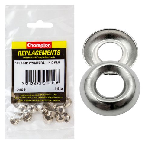 Champion Washers Cup Steel 4.2mm N/P