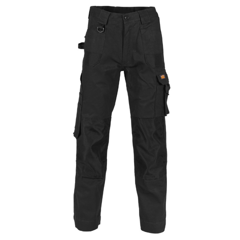 Cotton Weave Cargo Pants Black - 97R