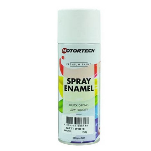 Paint Aerosol Matt White 250G