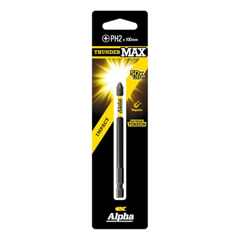 ThunderMax PH2 x 100mm Impact Power Bit