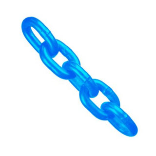 Chain Cut Metre Length Blue 8mm G100