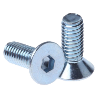 Csk Head Skt Screw M6 x 20mm Zinc