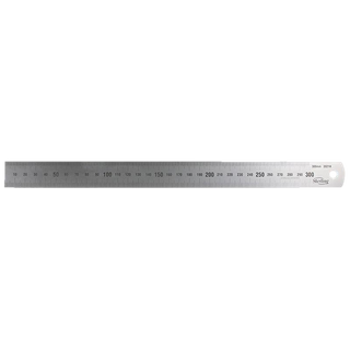 300mm Stainless Steel Ruler Metric/Imp