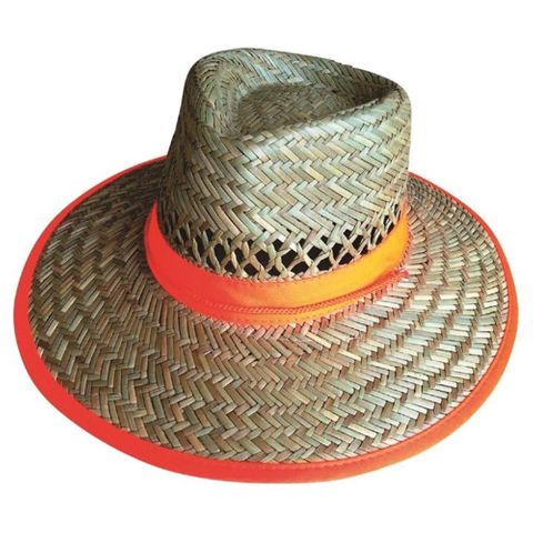 Sun Hat Straw Hi-Vis - Large