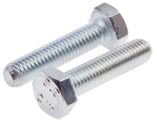 Set Screw M8 x 20mm Fine 1.0 Zinc 8.8