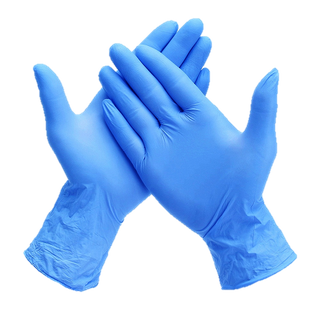 Glove Nitrile Dispose H/D Blue P100 M