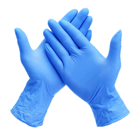 Glove Nitrile Dispose H/D Blue P100 M