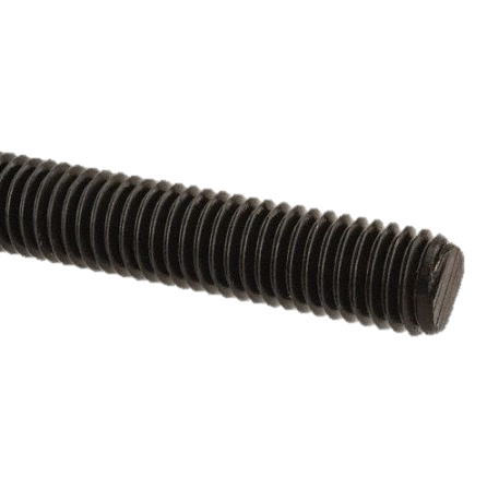 Threaded Rod M12 x 1M Black 8.8