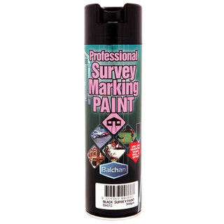 Survey Paint Brilliant Black 350G