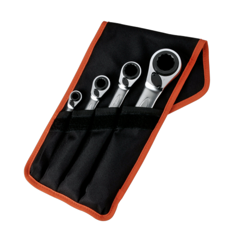 Bahco Ratchet Spanner Set 4 Piece