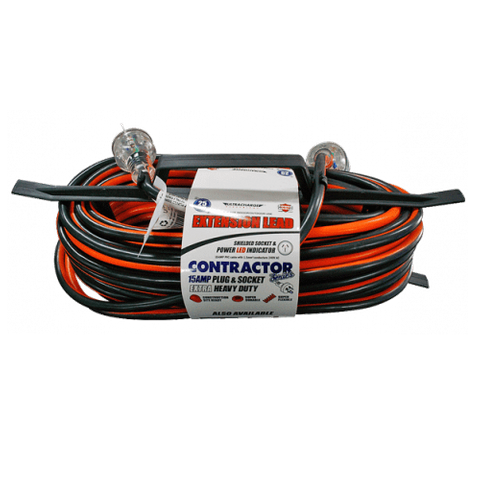 Extension Lead 15M 15 Amp Contractor
