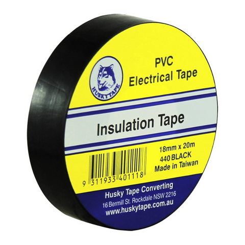 Electrical Tape Black 18mm x 20M